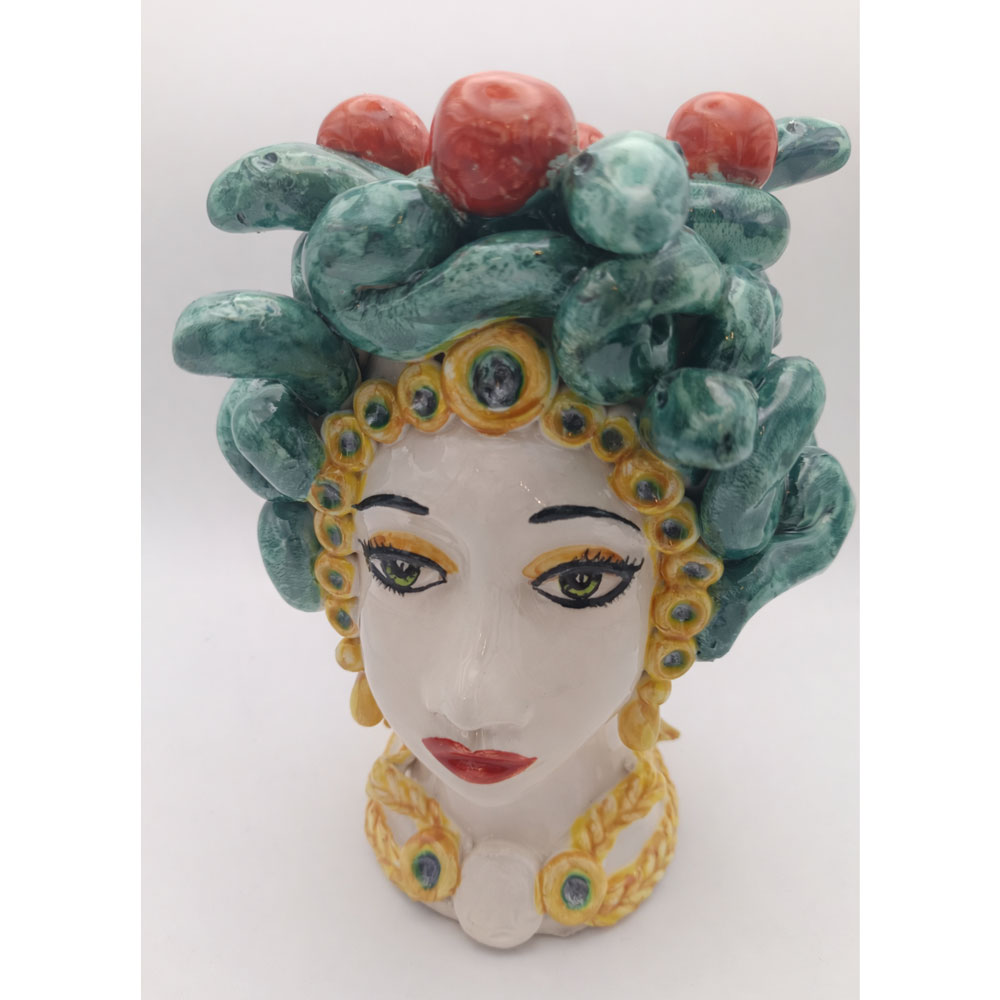 Testa di Medusa in Ceramica Siciliana
